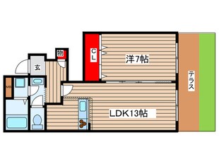 アスピリア一本松の物件間取画像